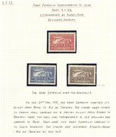 Airmails - 1933 Zeppelin Set Of Three, UM (Cat. £350) & 1933 Aeroespresso Set Of Seven, M (Cat. £190) & Government Airma - Other & Unclassified