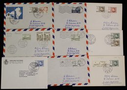 1970's Covers To Germany (78) All From Different Post Offices. - Altri & Non Classificati