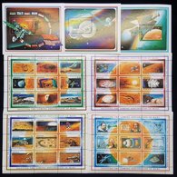 1991 Exploration Of Mars Set Of Four Sheets Of Nine Stamps + M/Sheets Of Three Different $6 Stamps, SG.2262/97 & MS2298  - Altri & Non Classificati