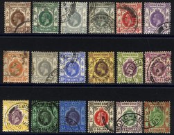 1921-37 MSCA Complete Set, VFU, SG.117/132. (18) Cat. £200 - Altri & Non Classificati