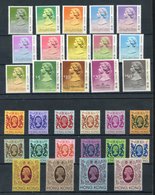 1938-52 KGVI Defins, VFU 4c To $10 (17 Vals Incl. Both $10), From SG.142a/162b. (17) Cat. £250. - Altri & Non Classificati