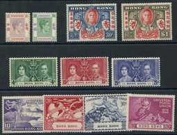 1938-52 $5 & $10, Fine M, SG.159 & 160, 1937 Coronation Set M, 1946 Victory Set M, 1949 UPU Set M. (11) Cat. £232 - Altri & Non Classificati