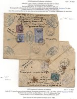 India-Russia (Uzbekistan) 1894-1912 Covers (23) With Most From Peshawar To Bukhara, Many Sent Registered With Differing  - Altri & Non Classificati