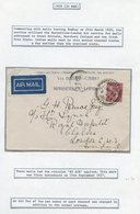 1928 March 26th First Mail Karachi - London By Imperial AW, Basra - Cairo And Marseilles - London Services,m Special Cov - Altri & Non Classificati