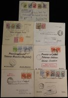 1925-29 First Flight Covers (7) Incl. 1925 Isfahan - Teheran, Another Teheran - Bouchir, Another Teheran - Baghdad, 1928 - Altri & Non Classificati