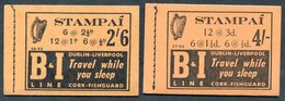 BOOKLETS 1951-53 2/6d (SB9), 1954 4s (SG.10), Both VF. (2) Cat. £190. - Other & Unclassified