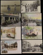 VENICE 1903-30's Range Of Unused Cards With Tourist Type Cromo Litho, Prominent Buildings, Tram, Gondolas, Grand Canal E - Other & Unclassified