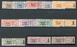 1944 Parcel Post Set Optd 'Rep. Soc/Italiana' UM 2l & 10l Signed Dienna, 4l Is Lightly Hinged, Sass 36/47, SG.P77/P88, C - Other & Unclassified
