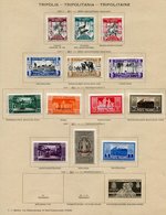1923-31 M Ranges Incl. Several Better From Cyrenaica Incl. 1923 Propaganda Fide Set, 1923 Fascist March Set, 1924 Manzon - Other & Unclassified