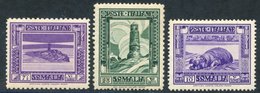 1932-38 Pictorial Defins 7½c P.12 X 14, UM, SG.162b, 25c Green P.14 X 12, Fine M, SG.166b, 10l Bright Violet P.14, UM, S - Altri & Non Classificati