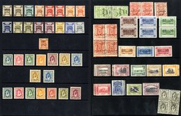 1920-90's Substantial Collection Of 1100+ Stamps, M/Sheets Etc. Displayed On Hagner Leaves. ST.Cat. £4500 - Altri & Non Classificati