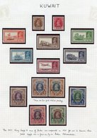 1939-57 Collection On Leaves From 1939 KGVI Defin Set M (top Four Vals Are UM), 1945 Set M (excl. 6a), 1949 Set UM, 1948 - Autres & Non Classés