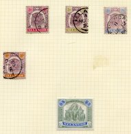 Collection Of M & U On Leaves Incl. Perak (99) With 1938-41 To $2 U, 1949 Wedding Set M & U, 1949 UPU M & U, 1950 To $5  - Other & Unclassified
