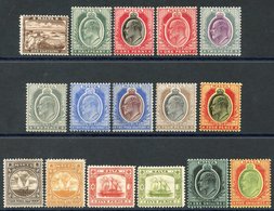 1904-14 MCCA Set, M (excl. 1s SG.61), SG.45/63. (16) Cat. £207 - Altri & Non Classificati