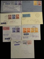 1937-40 Range First Flight Covers (7) Incl. 1937 South African AW Experimental Flight Lourenco Marques - Johannesburg On - Other & Unclassified