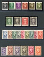 ANTILLES 9150 1½g, 2½g, 5g &10g Juliana High Values Fine M, SG.321/4, Also Lower Values 21c To 50c (1950's Issues)/ SURI - Autres & Non Classés