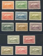 1939 Air Set M, Odd Faint/minor Tone On Gum, Fresh Appearance, SG.212/225. (14) Cat. £1100 - Autres & Non Classés