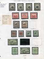 1927-61 Range Of Officials, Fine M (many UM) Incl. 1927 1d Admiral (3 Diff), 2s Admiral, 1936-61 Set (4), Mult NZ & Star - Other & Unclassified