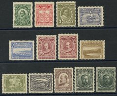 1910 Pictorial Set, Fine M, Extra 15c Shades (slate Green), SG.95/105, 116. Cat. £540 - Other & Unclassified