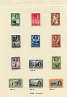 The Nigerias & Lagos 1884-1968 M & U Collection Of 284 Stamps On Leaves Incl. Nigeria 1936 Pictorial Defin Set M Etc. (2 - Other & Unclassified