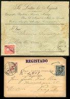 ANGOLA 1912 Reg 20r Violet Postal Stationery Card Uprated With 50 On 65r Blue, Tied Benguela Octagonal D/stamp With 'Reg - Autres & Non Classés
