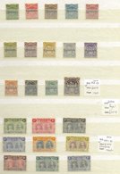 1905-80's M Collection Housed In A Stock Book Incl. 1905 Victoria Falls Set, 1909 Optd Set, 1910 Double Heads ½d To 2s,  - Other & Unclassified