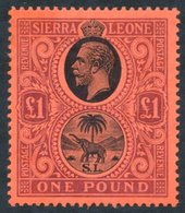 1912-21 MCCA £1 Black & Purple/red, Fresh M, SG.128. (1) Cat. £250 - Altri & Non Classificati