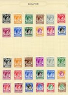 1948-67 Fine M (few VFU) Collection On Leaves Incl. 1948 P.14 Set To 50c M, P.17½ X 18 Set To $2 M, $5 VFU, 1948 Wedding - Altri & Non Classificati