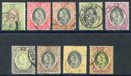 1901-02 CCA Set, VFU (1s Value Slightly Blunt Corner Perf), SG.1/9. (U9) Cat. £550 - Other & Unclassified