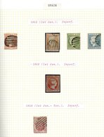 1852-1968 M & U Collection Of Approx. 740 Stamps On Leaves, Mixed Condition, Housed In A Shaubek Binder. - Other & Unclassified