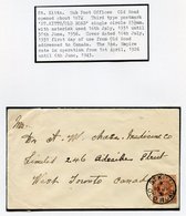 1931 (16 July) Envelope To Toronto, Bearing Leeward Islands 1½d, Tied By Very Fine 'ST. KITTS/OLD ROAD' C.d.s. (Proud Ty - Altri & Non Classificati