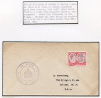 1941 Envelope To USA, Franked At 3d, Showing Fine 'ST. KITTS/Crown/PASSED BY CENSOR 3' In Black With 'SOR' Missing, Some - Altri & Non Classificati