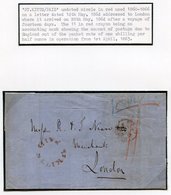 1864 (13 May) Entire To London, Rated '11' Showing Fine Circular Undated 'ST. KITTS/PAID' & Arrival Paid C.d.s. (28.5) W - Altri & Non Classificati