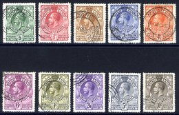 1933 MSCA Set VFU, SG.11/20. (10) Cat. £225 - Other & Unclassified