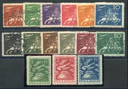 1924 50th Anniv Of UPU Complete Set, 30ore, 50ore, 2k & 5k Are Fine M, The Rest Are FU (the 5k Has Tiny Gum Thin Spot),  - Other & Unclassified