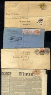 Victorian Covers & Stationery Incl. 1d Lilac Frankings, Jubilee Low Value Frankings Etc. Also 1811 & 1818 Times Newspape - Other & Unclassified