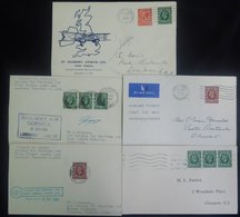 1934-35 First Flight Covers (5) Hillman Airways Liverpool - London 1.12.34 Official Davis Cover Pilot Signed, First Acce - Altri & Non Classificati