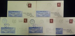 1934-77 Range Of Domestic Flight Covers (30) Incl. 1930's N. E Airways (5 Different Routes) Each Cover Bears Vignette, T - Altri & Non Classificati