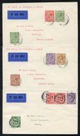 1926-27 First Flight Covers (3) For French Toulouse/Dakar Service Cover From London - Conakry, Back Stamped Dakar & Cona - Autres & Non Classés