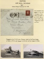 1938 Feb 3rd Cover Despatched From Brighton, England Connecting At Beira With The First Flight Of The Rhodesia & Nyasala - Autres & Non Classés