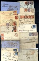 1817-1904 Approx 67 Covers To European Or US Destinations. Noted - 1817 Entire London To Lisburn Dated 9th April, Revers - Other & Unclassified