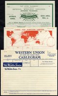 Telegrams - Selection Of 24 Mainly Used Plus 5 Brochures. Post Office & Various Companies, Western Union, Imperial, Marc - Altri & Non Classificati