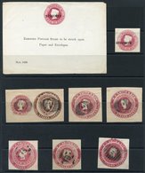 QV 3d Dies Selection Of 28 X 3d Dies Incl. 1859 SPECIMEN Sheet Used In Combination With A 1½d W.H.Smith & Co. Advertisin - Other & Unclassified