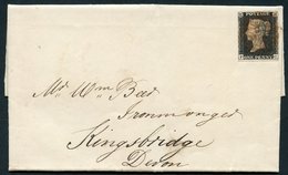 1840 July 7th Printed Business Letter From Bristol To Knightsbridge, Devon, Franked Pl.4 PC, Good To Large Margins, Canc - Other & Unclassified