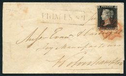 1841 Jan 28th Small Cover To Evans & Cartwright (toy Manufacturers, Wolverhampton), Franked Pl.6 RG, Good To Huge Margin - Altri & Non Classificati