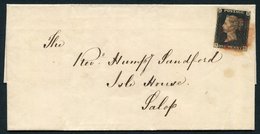 1840 Sept Printed Sales Entire For Mottrams Of Shrewsbury Sent To Isle House Salop, Franked Pl.6 TG, Four Margin Example - Other & Unclassified