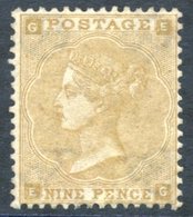 1862-64 9d Bistre EG Fine Unused, SG.86. - Other & Unclassified