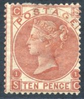 1867-80 10d Red Brown Fair O.g. Small Thin Spot At Top, Some Surface & Other Imperfections. SG. 112 - Altri & Non Classificati