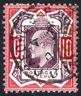 1902-10 10d Slate Purple & Deep (glossy) Carmine, VFU Example Of This Rarely Offered Stamp. Spec.M43(4), Hendon Cert. - Other & Unclassified