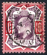 1902-10 10d Slate Purple & Deep (glossy) Carmine, VFU Example Of This Rarely Offered Stamp. Spec.M43(4), Hendon Cert. - Altri & Non Classificati